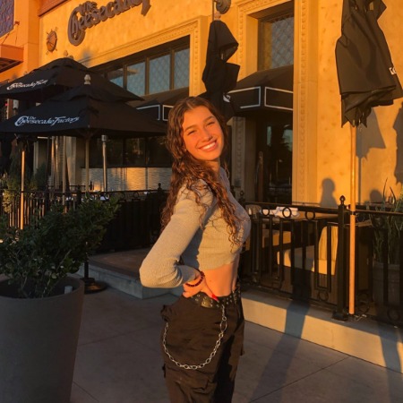 Sydney Vezina enjoying her time at The Cheesecake Factory Factory